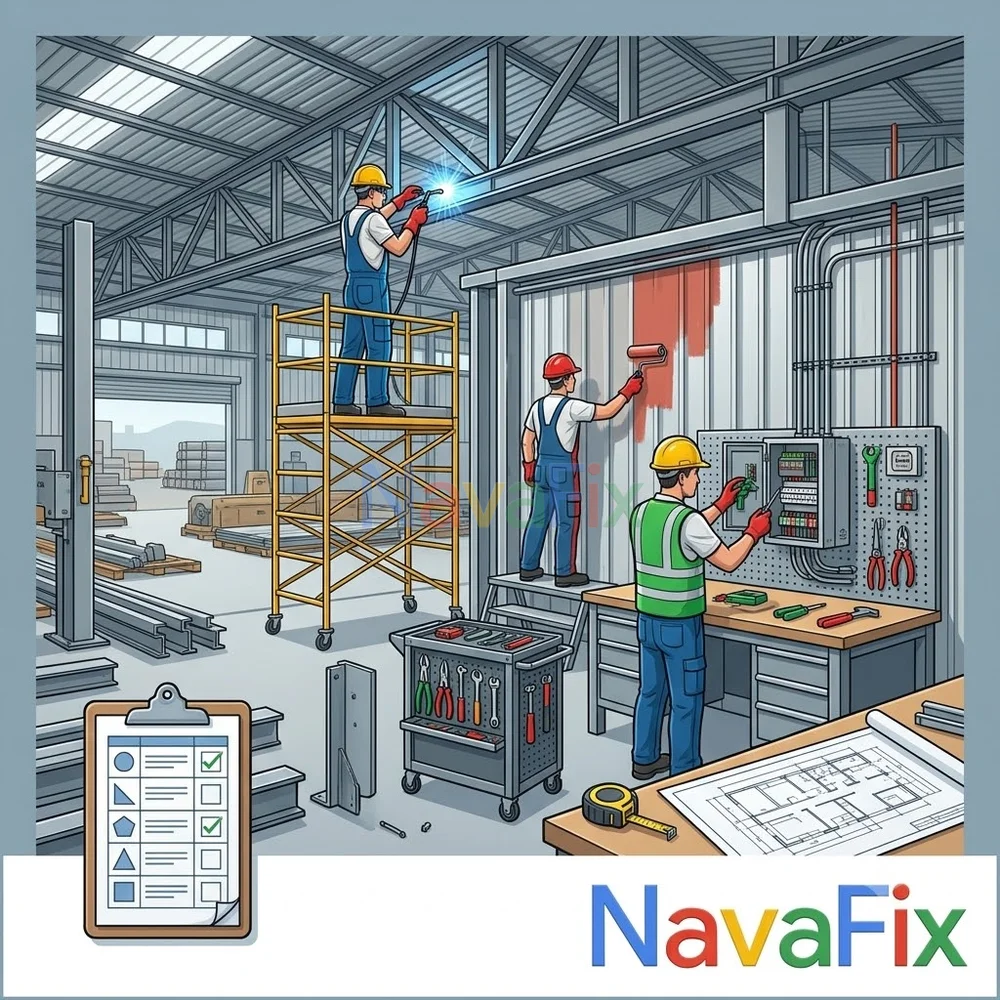 Bảng Giá Sửa Chữa Nhà Xưởng Trọn Gói Chi Tiết | NavaFix