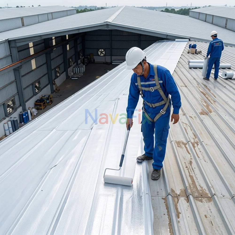 Dịch Vụ Chống Thấm/Dột Nhà Xưởng Trọn Gói, Triệt Để | NavaFix
