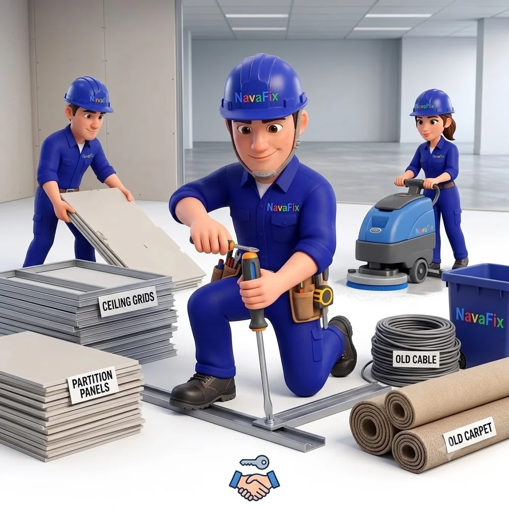Thi công tháo dỡ nhà xưởng an toàn NavaFix